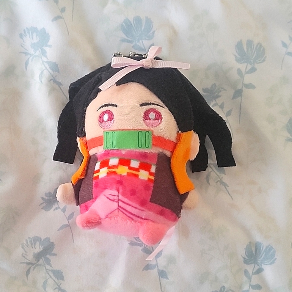 Nezuko plush keychain